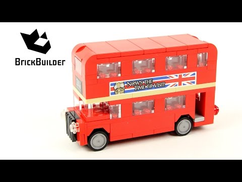 Vidéo LEGO Creator 40220 : Le bus de Londres