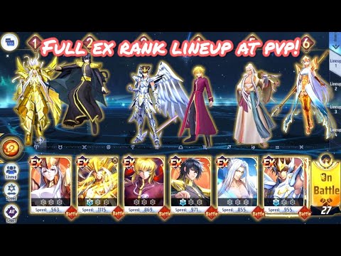 Saint Seiya: Awakening (KOTZ) - Full EX Rank Lineup at PvP!