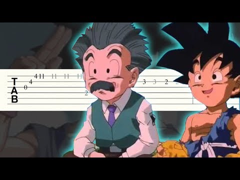 La cancion Mas Triste / Adios Goku / Guitarra Tutorial Video