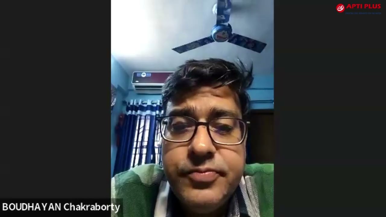 SUDIP PAUL  || RANK 155 | WBCS 2022(GR. D) || WBCS MOCK INTERVIEW || APTI PLUS