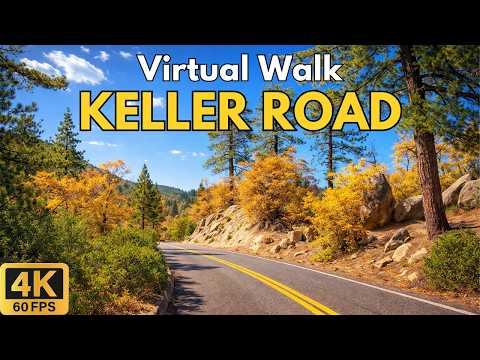4K Treadmill Virtual Walk – Keller Road Street Route | 39-Min Scenic POV Urban Walk