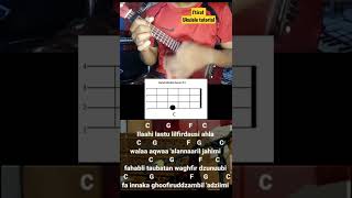 Download lagu I'tiraf (ukulele chord tutorial) #youtubeshorts #ukulele #tutorial #shorts #music #itiraf mp3