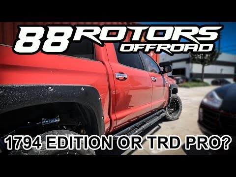 Toyota Tundra TRD Pro or 1794 Edition - What’s Your Pick?