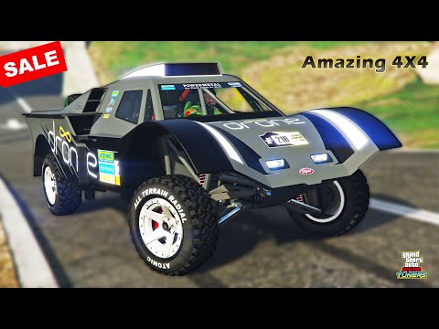 Desert Raid FAST Off-Road CAR | GTA 5 Online | Amazing for Climbing | Red Bull SMG Buggy | DAKAR