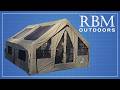 How BIG is the PANDA AIR LARGE KHAKI Luxury Inflatable Tent from RBM Outdoors