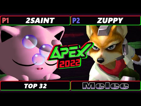 Apex 2022 - 2Saint (Jigglypuff) Vs. Zuppy (Fox) SSBM Melee Tournament