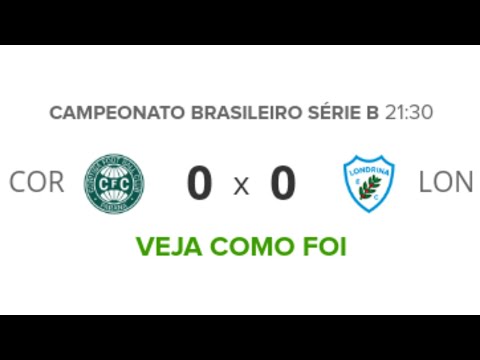 Coritiba 0 x 0 Londrina (HD) - Melhores Momentos | Brasileirão Série B 09/05/2019