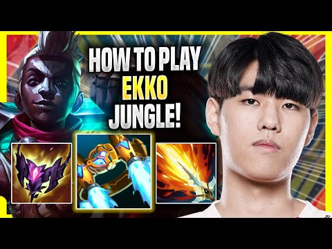 LEARN HOW TO PLAY EKKO JUNGLE LIKE A PRO! - T1 Oner Plays Ekko JUNGLE vs Talon! | Season 2022