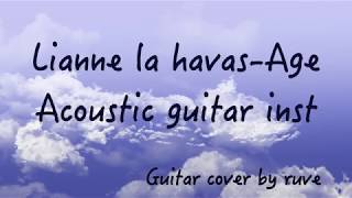 Lianne la havas-age  | Acustic guitar | cover by ruve | guitar instrumental