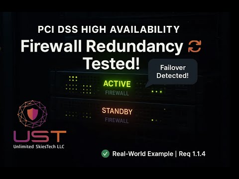 PCI DSS Firewall Redundancy & Failover | Ensure High Availability 🔁🛡️