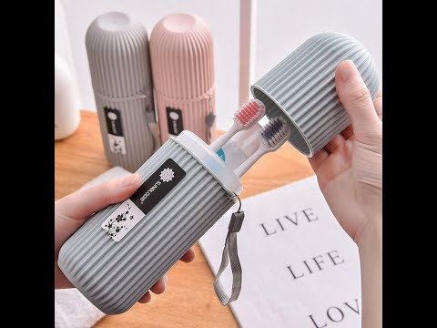 Stylish And Portable Tooth Brush Case Cover Travel Wash Cup