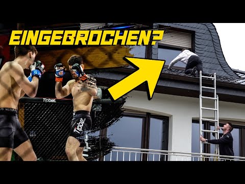 Sind ins Haus EINGEBROCHEN 😨 MMA Fight Night Vlog