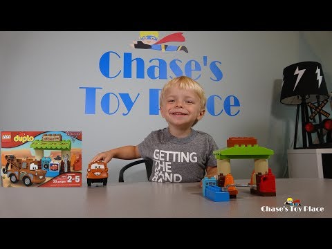 Chase Reviews The Cars 3 "Mater's Shed" set by LEGO Duplo on Chase’s Toy Place
