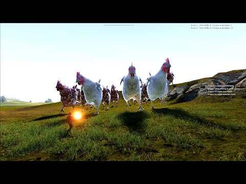 JOHN WICK HUNTED BY 25 GIANT HENS | Ultimate Epic Battle Simulator 2 | UEBS2