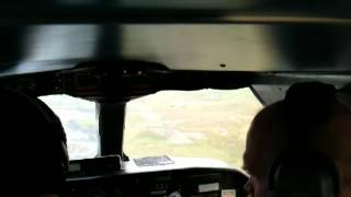 preview picture of video 'Landing at Akhiok, Alaska airport in an Islander'