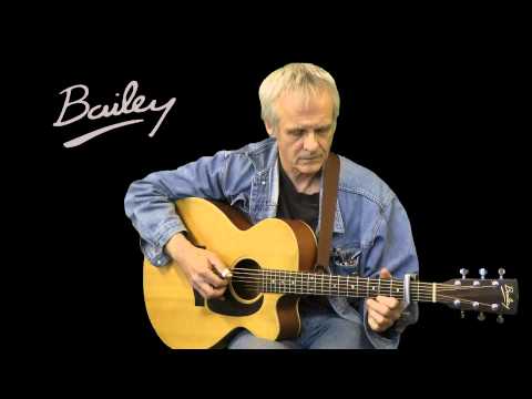Mike McDonald plays his original tune 'Emily Alice' on his Bailey Custom Moonshiner