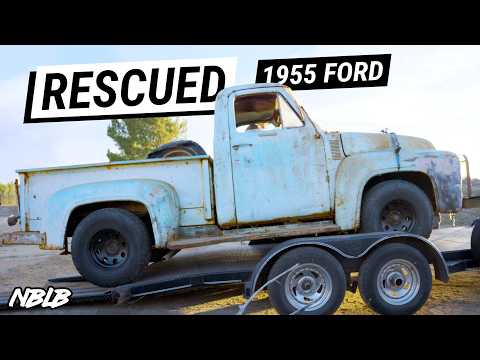 Thumbnail for I Rescued This 1955 Ford F-100 Truck, Sitting 28 Years in the Desert by 1955 Ford