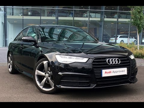 LD65WUX AUDI A6 TDI ULTRA S LINE BLACK EDITION BLACK 2015, West London Audi