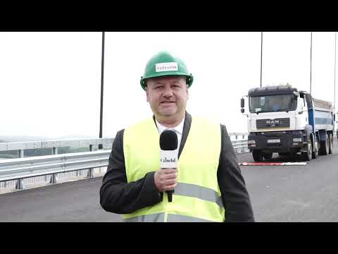 Podul suspendat de la Brăila – Au început testele de rezistenţă