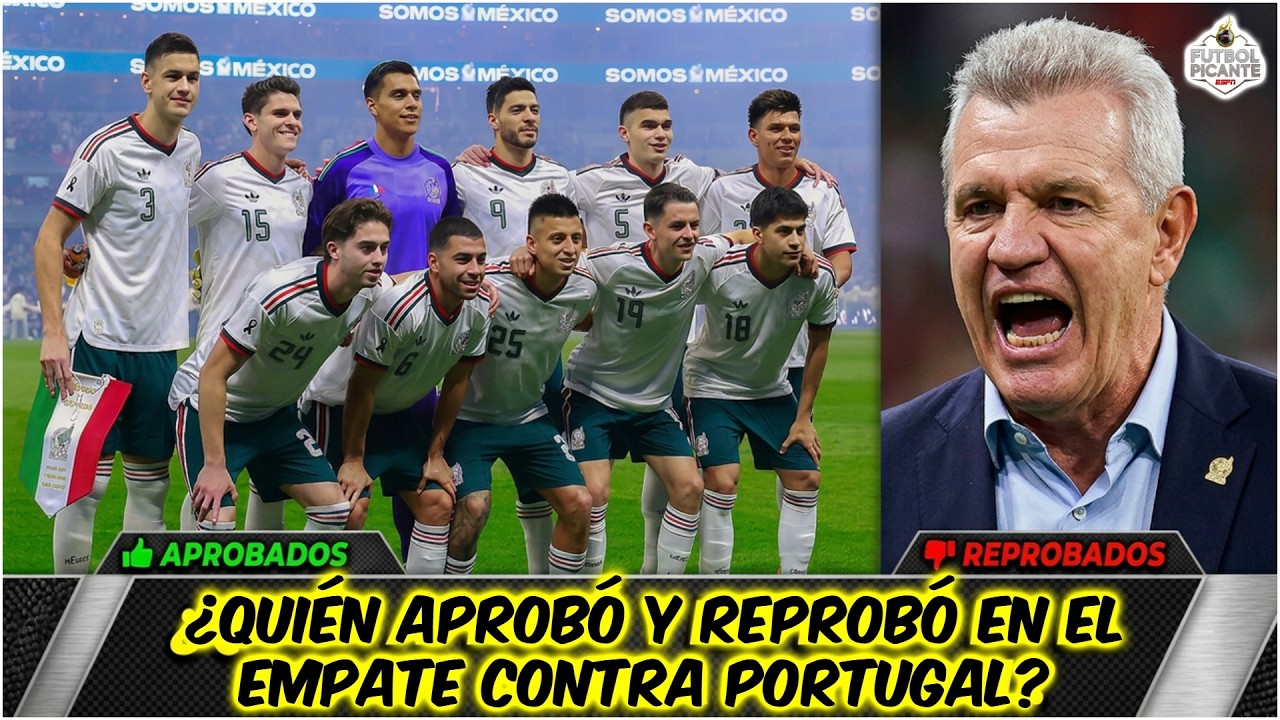 PORTUGAL EXPUSO a AGUIRRE y BÉLGICA viene fuerte. APROBADOS y REPROBADOS de MÉXICO | Futbol Picante