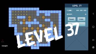 Classic Sokoban Level 37 | without UNDO | Solution 1 - 90