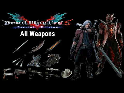 【Devil May Cry 5】Dante Moveset Showcase All Weapons, Styles, Abilities & Provocations