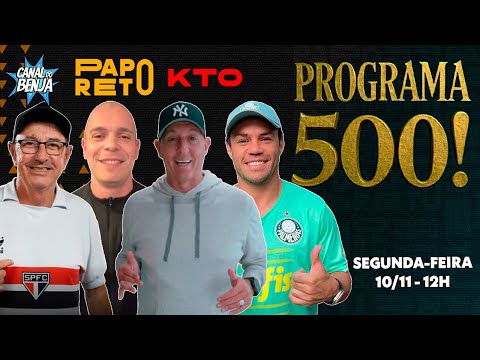 Papo Reto com Benja, Gladiador, Mano e Véio - ep. 500 - 10/11/2025