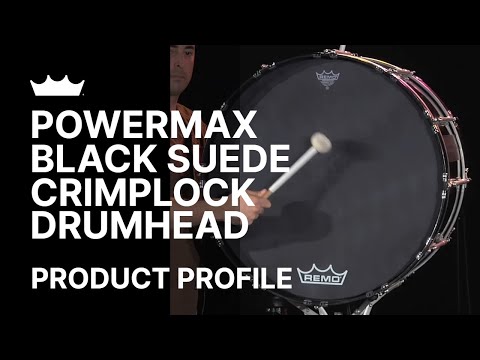 Remo PM-1824-MP 24" Marching Bass drum head 2010- - Black 🖤 image 8