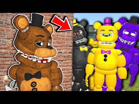 BRAND NEW FREDBEAR PILL PACK - Garry's Mod Gameplay - Five Nights at Freddys Gmod Sandbox