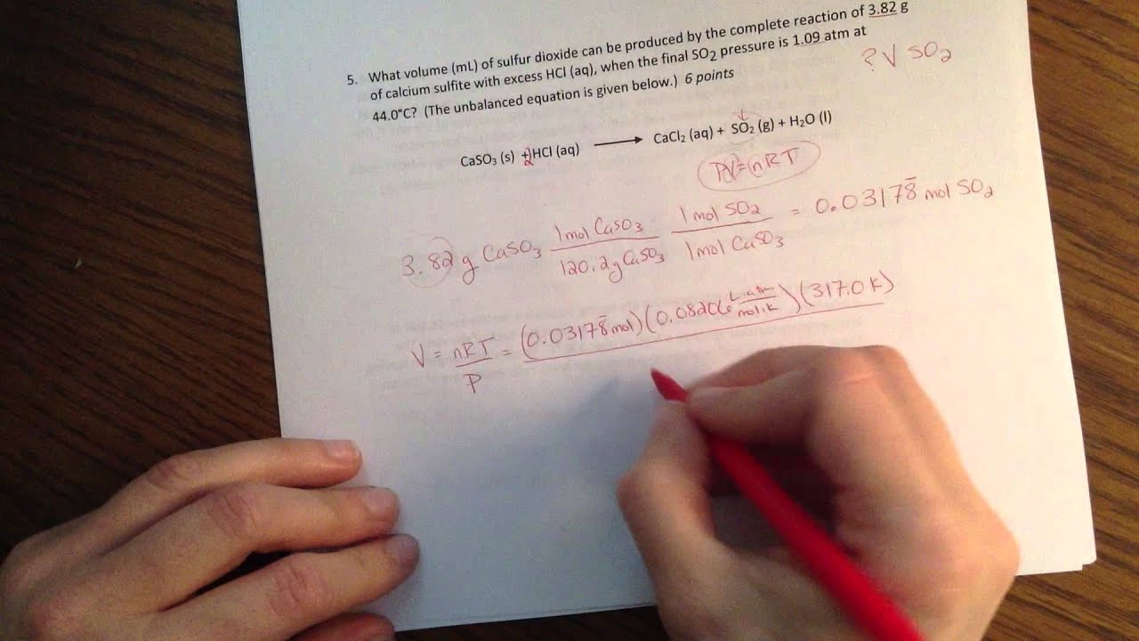 Chem 102 Exam 1 Video Key: Part 2