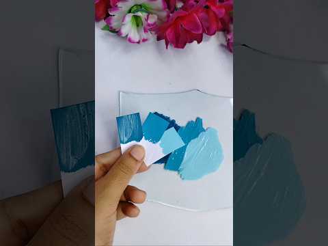 How to make different shades of blue||#viral #shorts #youtubeshorts #viralvideo #shortvideo #diy