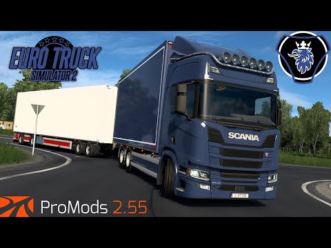ETS2 1.40 | ProMods 2.55 | SCANIA R540 | Kristiansand - Herning