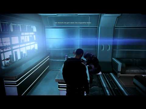 Mass Effect 3: Tali gets drunk (Miranda romanced & alive version)