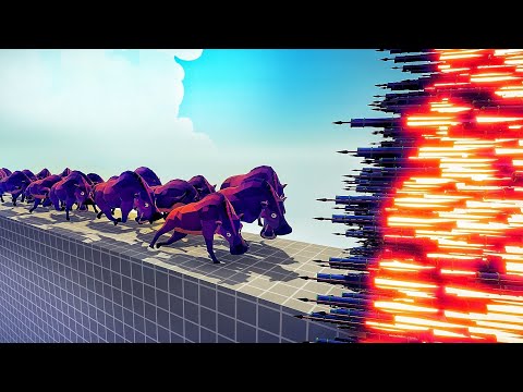 HERD of HYENAS🐗 vs EVERY GOD DUO - Totally Accurate Battle Simulator TABS- (DAEODON) !