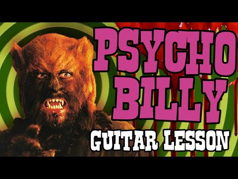 Psychobilly Guitar Lesson - The Meteors - Night Of The Werewolf