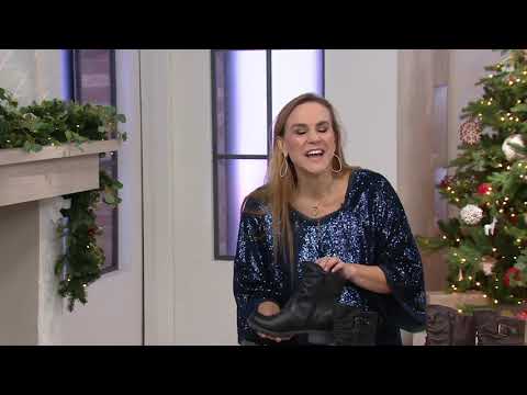 Earth Origins Leather Mid Boots - Patrice on QVC