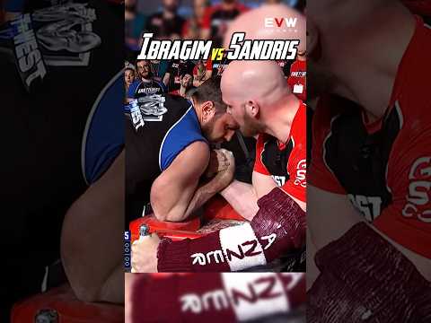 Ibragim Sagov vs Sandris Sedis was pure Carnage 🔥 #armwrestling #eastvswest