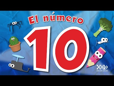 El número 10 en español para niños - Videos Aprende