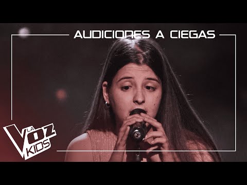 Ana Gómez canta "Con la miel en los labios" | Audiciones a ciegas | La Voz Kids Antena 3 2025