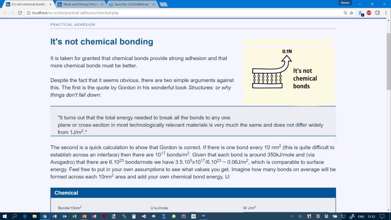 iFormulate introduces   a quick guide to adhesion science with Professor Steven Abbott