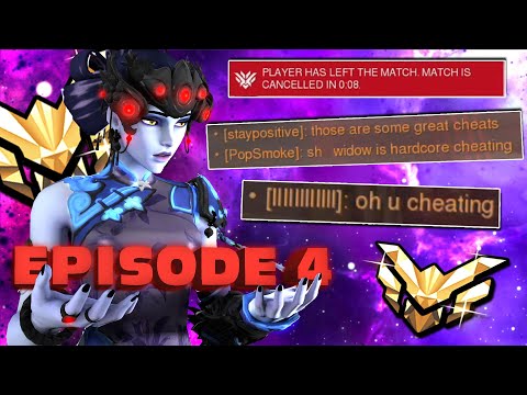 Enemy smurfs called me a CHEATER! - Unranked to Grandmaster: DPS Flexing - Overwatch Ep. 4