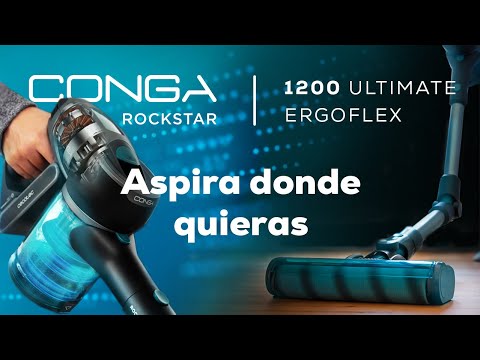 Cecotec Conga RockStar 1200 Ultimate ErgoFlex Aspirador Escoba / Mano sin  Cable 25.9V