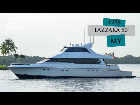 Lazzara 80 Motoryacht video