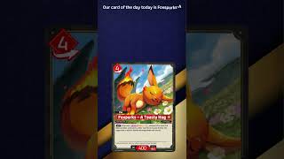 Card of the Day: Foxsparks- A Toasty Hug #palworld #palworldcardgame #cardgames #shorts