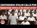 Udhayanidhi Stalin Sparks Huge Sanatan Dharma Controversy Again BJP Hits Back Sharply Tamil Nadu