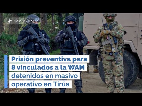 Prisión preventiva para 8 vinculados a la WAM detenidos en masivo operativo en Tirúa