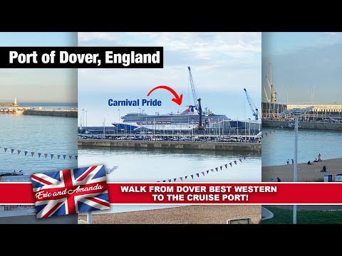 Walking to Cruise Port in Dover, England from the Best Western Marina Hotel & Spa #travel #cruise