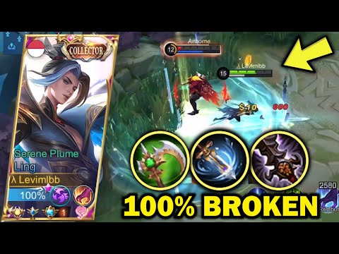 ONLY 0.01% OF LING USERS, KNOW THIS CORROSION SCYTHE BUILD! (MUST TRY)  - Mobile Legends