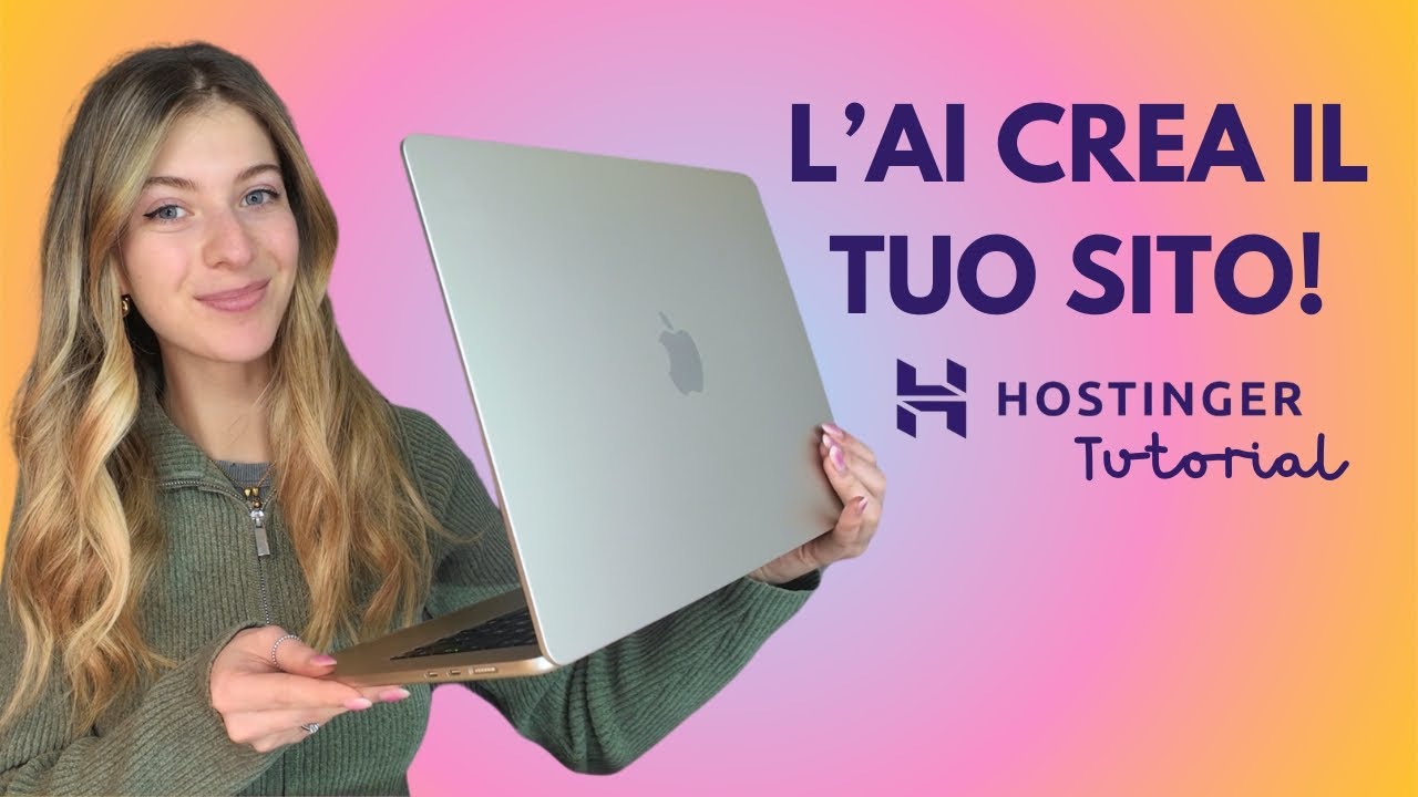 HOSTINGER - Come creare un SITO con L'INTELLIGENZA ARTIFICIALE