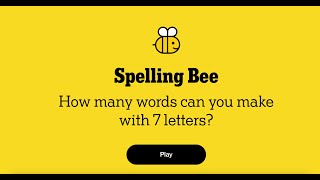 NYT Spelling Bee - to MANY Pangrams!